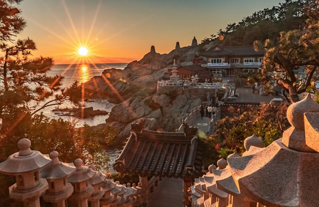 오피카페 핫플레이스 부산해동용궁사