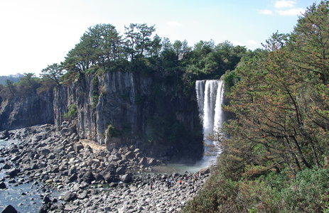 오피카페 핫플레이스 제주정방폭포